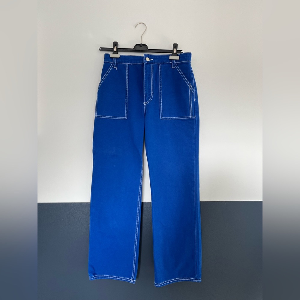 Blue indigo pants